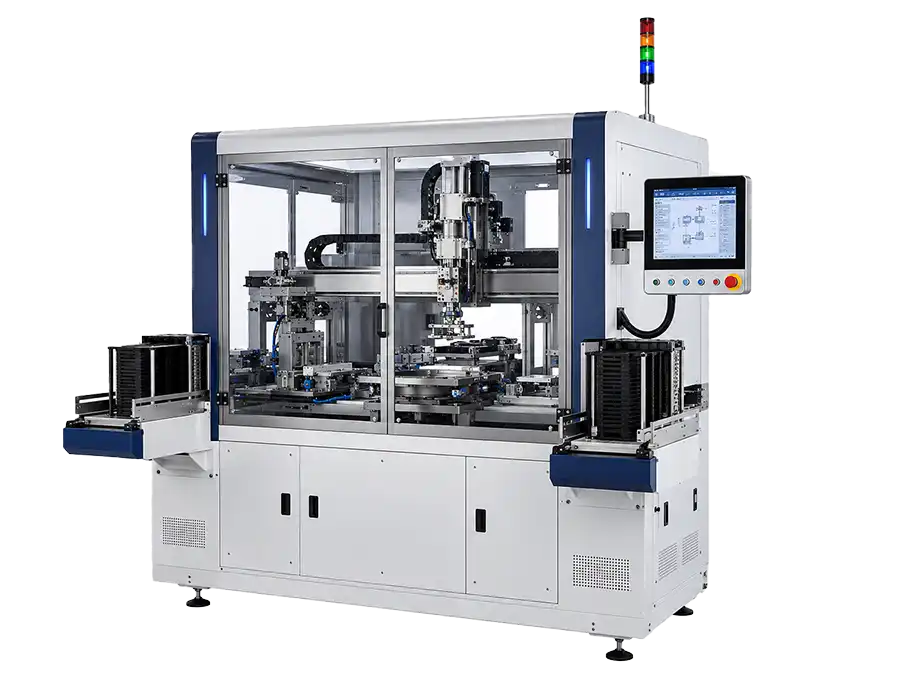 Automatic semiconductor test handler for packaged IC testing and sorting
