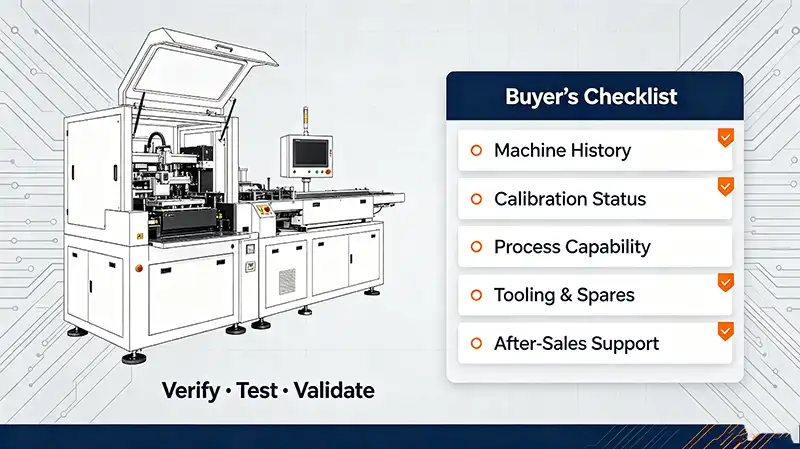 Used Precision Die Bonder What to Check Before Buying Used Precision Die Bonder What to Check Before Buying
